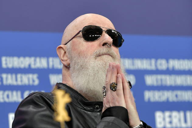 Rob Halford bei der Pressekonferenz zum Dokumentarfilm The Ballad of Judas Priest auf der Berlinale 2026 76. Internationale Filmfestspiele Berlin im Hotel Grand Hyatt. Berlin, 15.02.2026