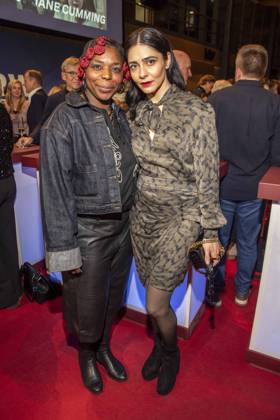 Dela Dabulamanzi und Pegah Ferydoni zu Gast auf dem NRW Empfang auf der 76.Berlinale 2026 in der Vertretung des Landes Nordrhein-Westfalen beim Bund,am Sonntag 15.02.2026 in Berlin Berlin Deutschland