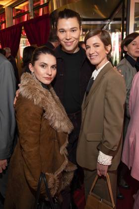 Romina Kueper, Helge Mark Lodder und Isabell Horn zu Gast auf dem NRW Empfang auf der 76.Berlinale 2026 in der Vertretung des Landes Nordrhein-Westfalen beim Bund,am Sonntag 15.02.2026 in Berlin Berlin Deutschland