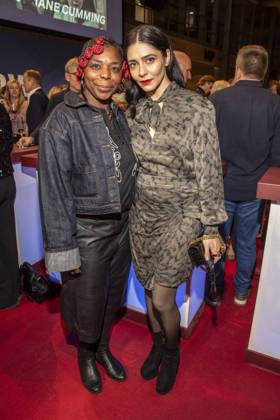 Dela Dabulamanzi und Pegah Ferydoni zu Gast auf dem NRW Empfang auf der 76.Berlinale 2026 in der Vertretung des Landes Nordrhein-Westfalen beim Bund,am Sonntag 15.02.2026 in Berlin Berlin Deutschland