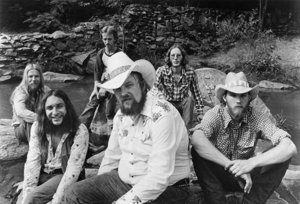 RECORD DATE NOT STATED The Charlie Daniels Band ((L to R) Freddie Edwards, Joel Taz DiGregorio, Don Murray, Charlie Daniels, Charlie Hayward, Tom Crain) circa 1970s ** I.V. EDITORIAL USE ONLY  Copyright: x