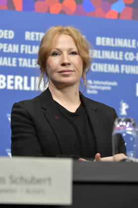 Birgit Minichmayr bei der Pressekonferenz zum Kinofilm Die Blutgräfin The Blood Countess auf der Berlinale 2026 76. Internationale Filmfestspiele Berlin im Hotel Grand Hyatt. Berlin, 16.02.2026