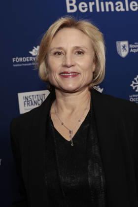 Daniela Elstner (Unifrance-Geschaeftsfuehrerin) bei der Verleihung vom Ritterorden fuer Kunst und Literatur im Rahmen der Berlinale Soiree Francaise du Cinema in der Franzoesischen Botschaft am 16.02.2026 in Berlin Berlinale Soiree Francaise 2026- Verleihung vom Chevalier Orden