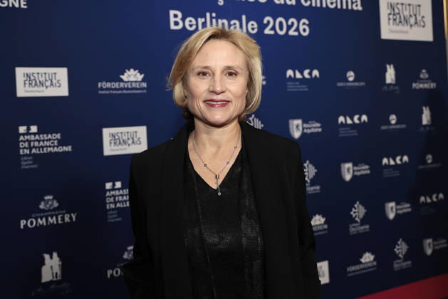 Daniela Elstner (Unifrance-Geschaeftsfuehrerin) bei der Verleihung vom Ritterorden fuer Kunst und Literatur im Rahmen der Berlinale Soiree Francaise du Cinema in der Franzoesischen Botschaft am 16.02.2026 in Berlin Berlinale Soiree Francaise 2026- Verleihung vom Chevalier Orden