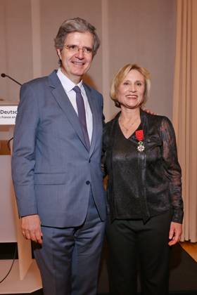 Berlin, Verleihung Ordre national de la Legion d honneur Ordre national de la LŽgion dÕhonneur Franois Delattre, Daniela Elstner Verleihung des âOrdre national de la LŽgion dÕhonneurÕ 2026, Französische Botschaft Berlin, Datum: 16.02.2026 Copyright: xEventpress Kratschx