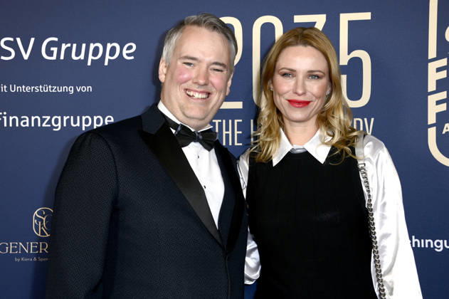 Spencer Chaplin und Kiera Chaplin beim 99Fire Films Award während der Berlinale 2026 in der Astor Film Lounge. Berlin, 19.02.2026