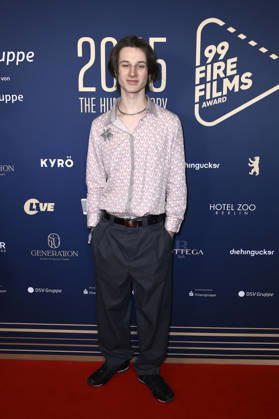 Vincent Schwalm beim 99Fire Films Award während der Berlinale 2026 in der Astor Film Lounge. Berlin, 19.02.2026