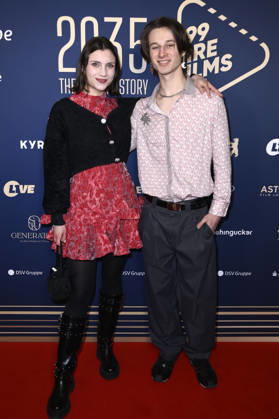 Rachel Degen und Vincent Schwalm beim 99Fire Films Award während der Berlinale 2026 in der Astor Film Lounge. Berlin, 19.02.2026
