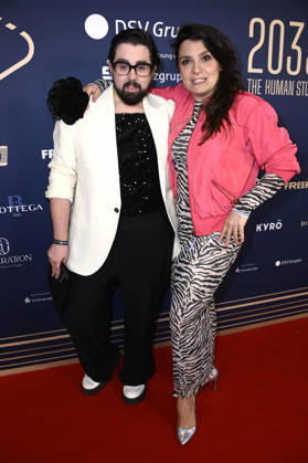 Steven Preisner und Anika Lehmann beim 99Fire Films Award während der Berlinale 2026 in der Astor Film Lounge. Berlin, 19.02.2026