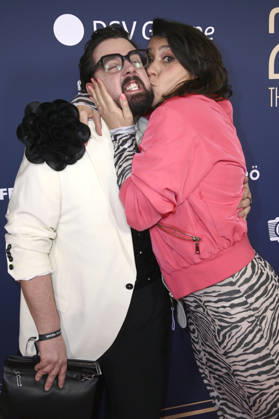 Steven Preisner und Anika Lehmann beim 99Fire Films Award während der Berlinale 2026 in der Astor Film Lounge. Berlin, 19.02.2026