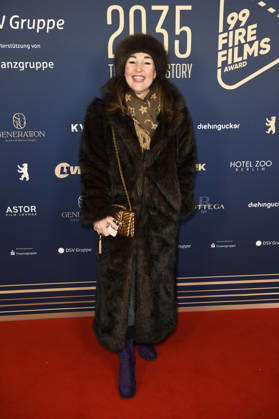 Claudia Campus beim 99Fire Films Award während der Berlinale 2026 in der Astor Film Lounge. Berlin, 19.02.2026