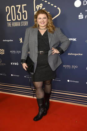 Alina Wichmann beim 99Fire Films Award während der Berlinale 2026 in der Astor Film Lounge. Berlin, 19.02.2026