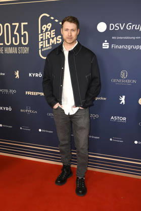 Sebastiano Schweitzer beim 99Fire Films Award während der Berlinale 2026 in der Astor Film Lounge. Berlin, 19.02.2026