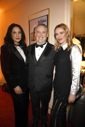 Minu Barati, Spencer Chaplin und Kiera Chaplin beim 99Fire Films Award während der Berlinale 2026 in der Astor Film Lounge. Berlin, 19.02.2026