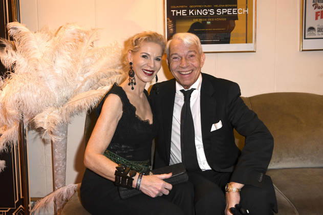 Jo Groebel mit Ehefrau Grit Weiss beim 99Fire Films Award während der Berlinale 2026 in der Astor Film Lounge. Berlin, 19.02.2026