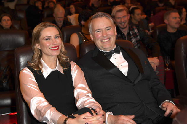 Kiera Chaplin und Spencer Chaplin beim 99Fire Films Award während der Berlinale 2026 in der Astor Film Lounge. Berlin, 19.02.2026