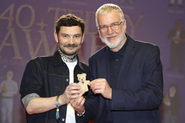 Michael Stütz und Wieland Speck bei der Verleihung des 40. Teddy Award 2026 auf der Berlinale 2026 76. Internationale Filmfestspiele Berlin in der Volksbühne. Berlin, 20.02.2026