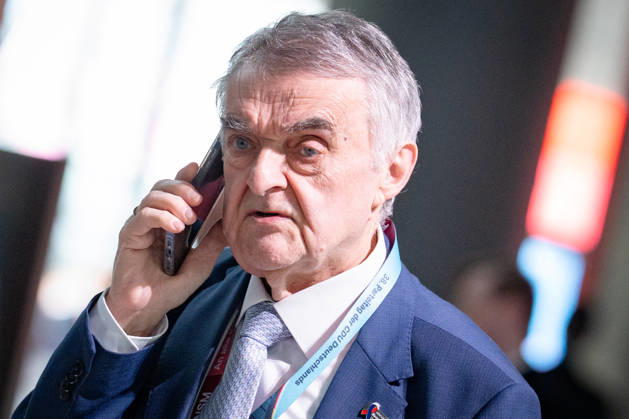 Herbert Reul, Innenminister Nordrhein-Westfalen;38. Parteitag der CDU Deutschlands in Stuttgart, Februar 2026, Stuttgart Baden-Württemberg Deutschland Messe