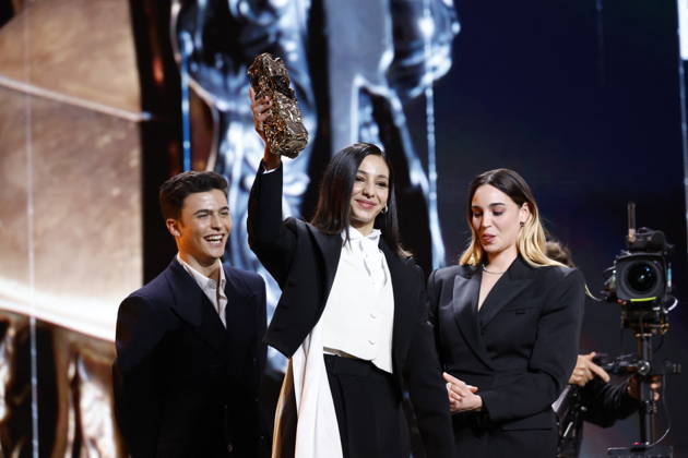 51st Cesar Ceremony Nadia Melliti with the Best Rising Star Cesar Award for the Movie ‘La Petite Dernière’ during 51st Cesar Film Awards held at l Olympia on February 26, 2026, in Paris, France. Photo by Nasser Berzane ABACAPRESS.COM Paris France  Copyright: xBerzanexNasser ABACAx