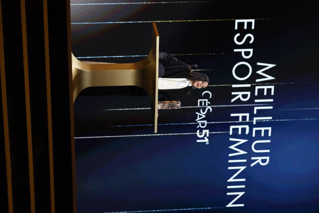 51st Cesar Ceremony Nadia Melliti with the Best Rising Star Cesar Award for the Movie ‘La Petite Dernière’ during 51st Cesar Film Awards held at l Olympia on February 26, 2026, in Paris, France. Photo by Nasser Berzane ABACAPRESS.COM Paris France  Copyright: xBerzanexNasser ABACAx