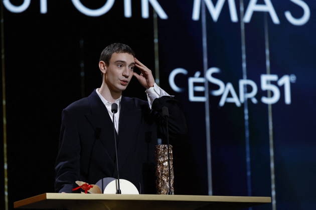 51st Cesar Ceremony Théodore Pellerin with the Best Rising Star Cesar Award for Movie ‘Nino’ during 51st Cesar Film Awards held at l Olympia on February 26, 2026, in Paris, France. Photo by Nasser Berzane ABACAPRESS.COM Paris France  Copyright: xBerzanexNasser ABACAx