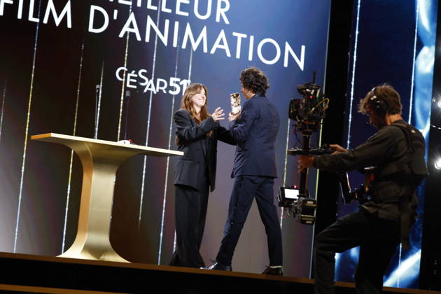 51st Cesar Ceremony Ugo Bienvenu with the Best Animation Feature Cesar Award for Movie ‘Arco’ during 51st Cesar Film Awards held at l Olympia on February 26, 2026, in Paris, France. Photo by Nasser Berzane ABACAPRESS.COM Paris France  Copyright: xBerzanexNasser ABACAx
