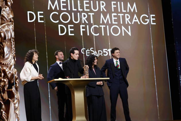 51st Cesar Ceremony Lucas Tothe and Ambroise Rateau with the Best Short Fiction Cesar Award for Movie Mort D’un Acteur during 51st Cesar Film Awards held at l Olympia on February 26, 2026, in Paris, France. Photo by Nasser Berzane ABACAPRESS.COM Paris France  Copyright: xBerzanexNasser ABACAx