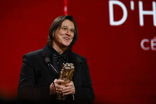 51st Cesar Ceremony Jim Carrey with the Honorary Cesar Award during 51st Cesar Film Awards held at l Olympia on February 26, 2026, in Paris, France. Photo by Nasser Berzane ABACAPRESS.COM Paris France  Copyright: xBerzanexNasser ABACAx