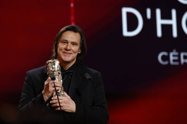51st Cesar Ceremony Jim Carrey with the Honorary Cesar Award during 51st Cesar Film Awards held at l Olympia on February 26, 2026, in Paris, France. Photo by Nasser Berzane ABACAPRESS.COM Paris France  Copyright: xBerzanexNasser ABACAx