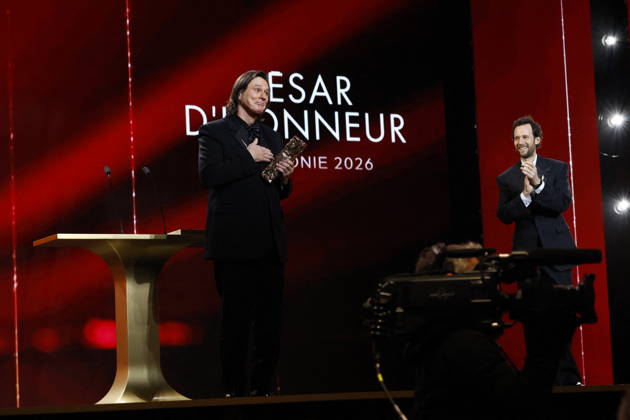 51st Cesar Ceremony Jim Carrey with the Honorary Cesar Award during 51st Cesar Film Awards held at l Olympia on February 26, 2026, in Paris, France. Photo by Nasser Berzane ABACAPRESS.COM Paris France  Copyright: xBerzanexNasser ABACAx