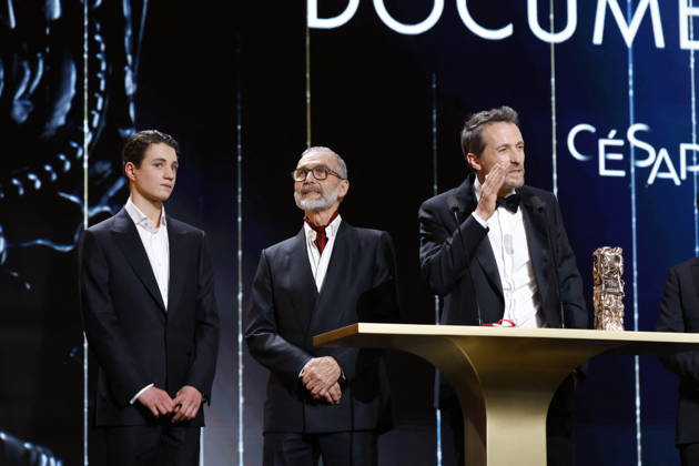 51st Cesar Ceremony Vincent Munier, Simon Munier and Michel Munier during the 51st Cesar Film Awards held at l Olympia on February 26, 2026, in Paris, France. Photo by Nasser Berzane ABACAPRESS.COM Paris France  Copyright: xBerzanexNasser ABACAx