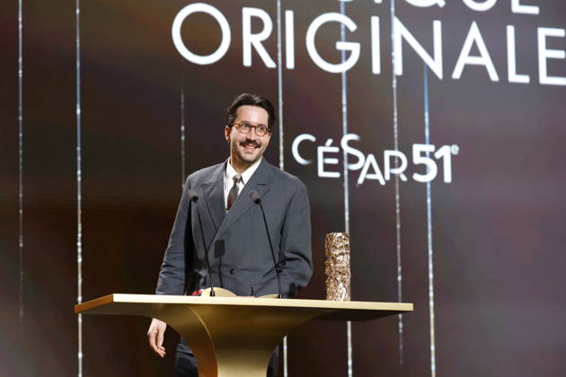 51st Cesar Ceremony Arnaud Toulon with the Best Original Soundtrack Cesar Award for Movie Arco during the 51st Cesar Film Awards held at l Olympia on February 26, 2026, in Paris, France. Photo by Nasser Berzane ABACAPRESS.COM Paris France  Copyright: xBerzanexNasser ABACAx