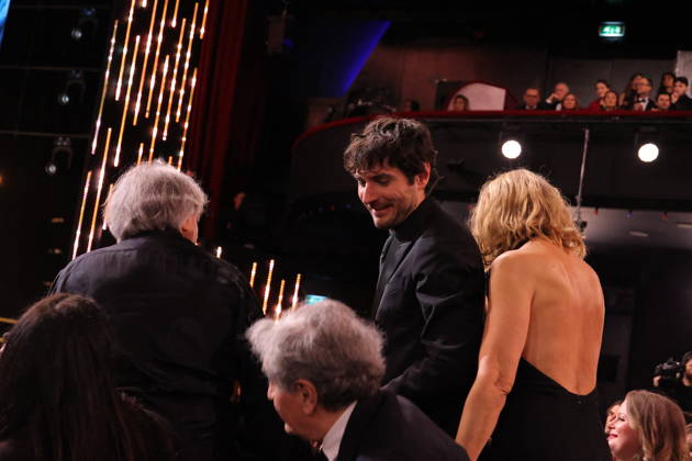 51st Cesar Ceremony Guillaume Marbeck with the Best Director Cesar Award for Movie Nouvelle Vague on behalf of Richard Linklater during 51st Cesar Film Awards held at l Olympia on February 26, 2026, in Paris, France. Photo by Nasser Berzane ABACAPRESS.COM Paris France  Copyright: xBerzanexNasser ABACAx