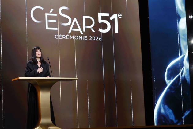 51st Cesar Ceremony Monica Bellucci during the 51st Cesar Film Awards held at l Olympia on February 26, 2026, in Paris, France. Photo by Nasser Berzane ABACAPRESS.COM Paris France  Copyright: xBerzanexNasser ABACAx