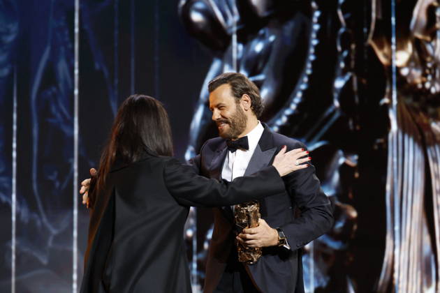 51st Cesar Ceremony Laurent Lafitte with the Best Actor Cesar Award for Movie La Plus Riche Du Monde during 51st Cesar Film Awards held at l Olympia on February 26, 2026, in Paris, France. Photo by Nasser Berzane ABACAPRESS.COM Paris France  Copyright: xBerzanexNasser ABACAx