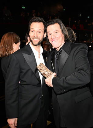 51eme Cérémonie des Cesar Backstage 51st CESAR awards ceremony Backstage 453478 2026 02 27 Carrey, Jim Lavernhe, Benjamin  Copyright: xSergexArnalx xStarfacex STAR_453478_030