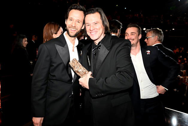51eme Cérémonie des Cesar Backstage 51st CESAR awards ceremony Backstage 453478 2026 02 27 Carrey, Jim Lavernhe, Benjamin  Copyright: xSergexArnalx xStarfacex STAR_453478_031