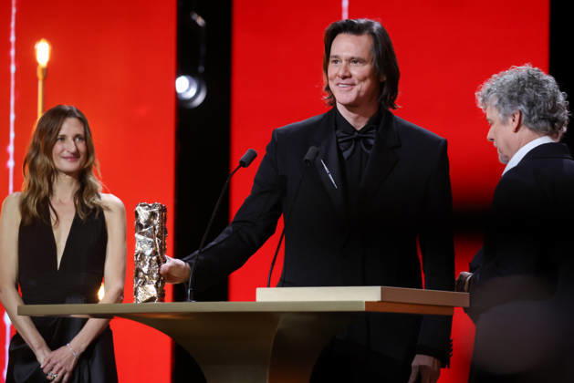 La 51ème cérémonie des CESAR sur scène, à lOlympia 51st CESAR Awards ceremony takes place on Olympia Hall the stage 453479 2026 02 27 PARIS France Carrey, Jim Gondry, Michel Cottin, Camille  Copyright: xRomualdxMeigneuxx xStarfacex STAR_453479_027