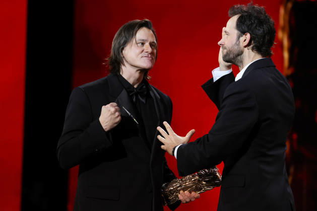 La 51ème cérémonie des CESAR sur scène, à lOlympia 51st CESAR Awards ceremony takes place on Olympia Hall the stage 453479 2026 02 27 PARIS France Carrey, Jim Lavernhe, Benjamin  Copyright: xRomualdxMeigneuxx xStarfacex STAR_453479_059