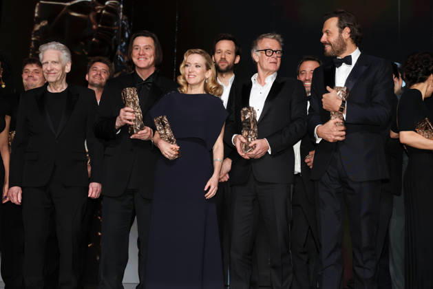 La 51ème cérémonie des CESAR sur scène, à lOlympia 51st CESAR Awards ceremony takes place on Olympia Hall the stage 453479 2026 02 27 PARIS France Carrey, Jim Drucker, Léa Dubosc, Franck Lafitte, Laurent Lottin, Pierre Cronenberg, David  Copyright: xRomualdxMeigneuxx xStarfacex STAR_453479_067