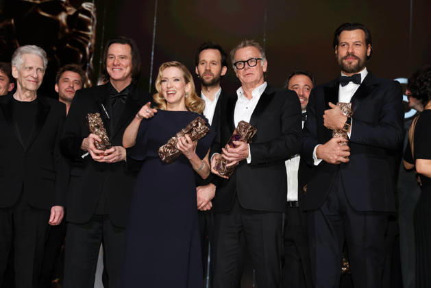 La 51ème cérémonie des CESAR sur scène, à lOlympia 51st CESAR Awards ceremony takes place on Olympia Hall the stage 453479 2026 02 27 PARIS France Carrey, Jim Drucker, Léa Dubosc, Franck Lafitte, Laurent Lottin, Pierre Cronenberg, David  Copyright: xRomualdxMeigneuxx xStarfacex STAR_453479_068