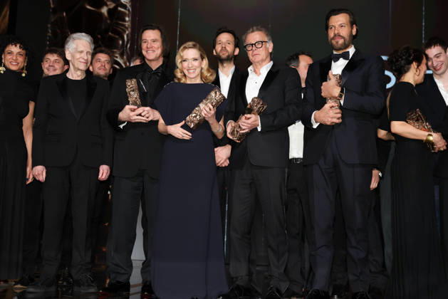 La 51ème cérémonie des CESAR sur scène, à lOlympia 51st CESAR Awards ceremony takes place on Olympia Hall the stage 453479 2026 02 27 PARIS France Carrey, Jim Drucker, Léa Dubosc, Franck Lafitte, Laurent Lottin, Pierre Cronenberg, David  Copyright: xRomualdxMeigneuxx xStarfacex STAR_453479_070