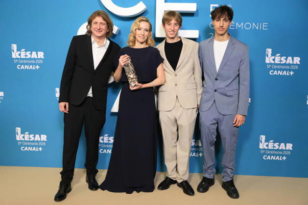 51st Cesar Ceremony Press Room Julien Rambaldi, Léa Drucker and guests during the 51st Cesar Film Awards held at l Olympia on February 26, 2026, in Paris, France. Photo by Jerome Domine ABACAPRESS.COM Paris France  Copyright: xDominexJerome ABACAx