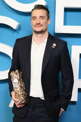 51st Cesar Ceremony Press Room Pierre Lottin poses with the Best Supporting Actor Cesar Award during the 51st Cesar Film Awards held at l Olympia on February 26, 2026, in Paris, France. Photo by Jerome Domine ABACAPRESS.COM Paris France  Copyright: xDominexJerome ABACAx