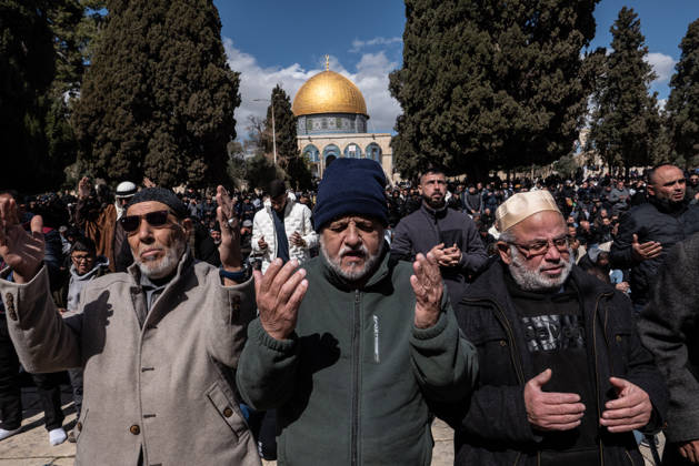 News Themen der Woche KW09 Second Friday prayer of Ramadan at Aqsa Mosque in Jerusalem JERUSALEM - FEBRUARY 27: Palestinian Muslims gather to perform the second Friday prayer of the holy month of Ramadan at Al-Aqsa Mosque in Jerusalem, on February 27, 2026. Mostafa Alkharouf Anadolu Jerusalem Israel. Editorial use only. Please get in touch for any other usage.  Copyright: x2026xAnadoluxMostafaxAlkharoufx