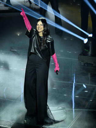 Sanremo, 76th Italian Song Festival. Fourth Night. Pictured: Laura Pausini Copyright: xMaurizioxD Avanzox xipa-agency.netx xPoolxSanremox02x IPA_Agency_IPA72117366