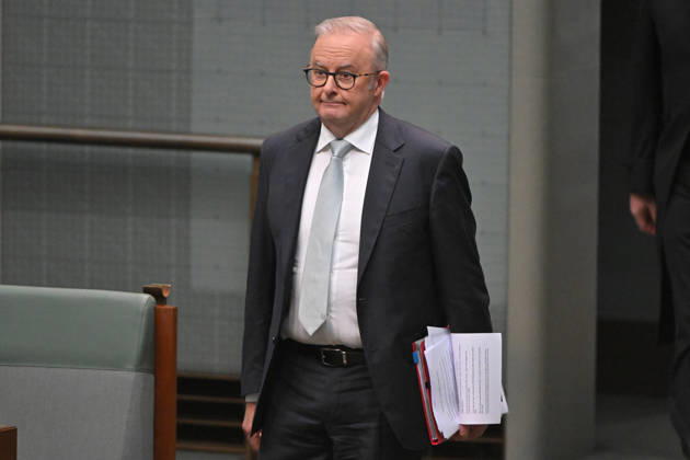 QUESTION TIME, Prime Minister Anthony Albanese before Question Time in the House of Representatives at Parliament House in Canberra, Monday, March 2, 2026. ( NO ARCHIVING CANBERRA AUSTRALIAN CAPITAL TERRITORY AUSTRALIA Copyright: xMICKxTSIKASx 20260302138668082338