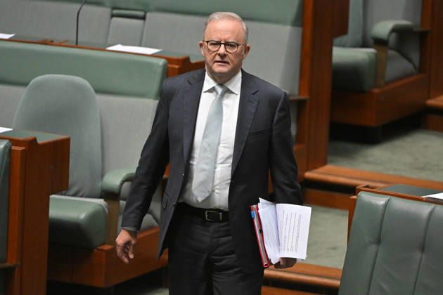 QUESTION TIME, Prime Minister Anthony Albanese before Question Time in the House of Representatives at Parliament House in Canberra, Monday, March 2, 2026. ( NO ARCHIVING CANBERRA AUSTRALIAN CAPITAL TERRITORY AUSTRALIA Copyright: xMICKxTSIKASx 20260302141400337510