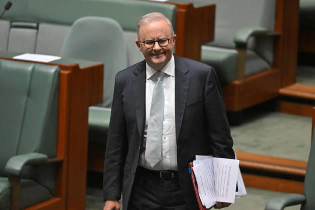 QUESTION TIME, Prime Minister Anthony Albanese before Question Time in the House of Representatives at Parliament House in Canberra, Monday, March 2, 2026. ( NO ARCHIVING CANBERRA AUSTRALIAN CAPITAL TERRITORY AUSTRALIA Copyright: xMICKxTSIKASx 20260302179489530947
