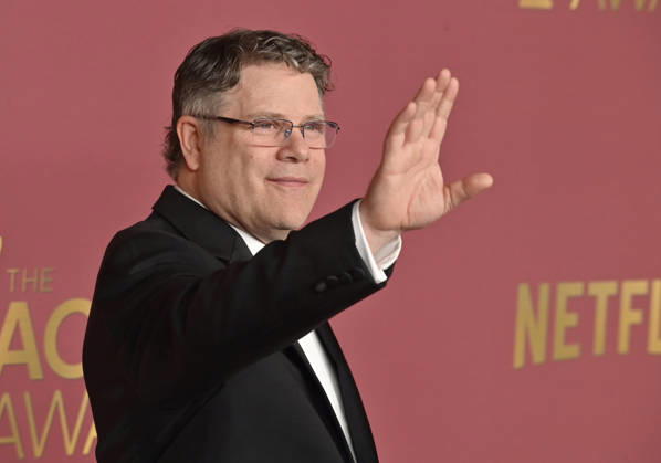 Sean Astin, President, SAG-AFTRA, appears backstage during the 32nd annual SAG Awards held at the Shrine Auditorium in Los Angeles on Sunday, March 1, 2026.  LAP20260301183 JIMxRUYMEN